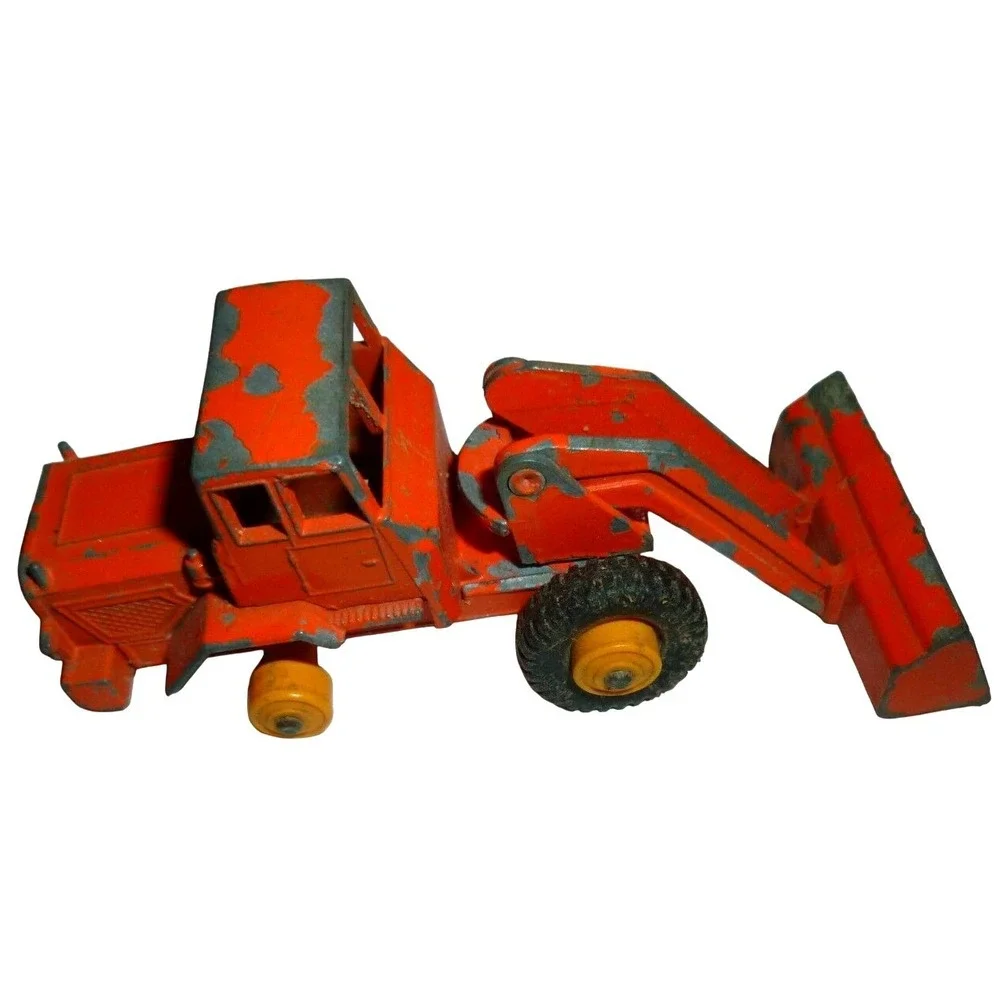 Vintage Matchbox‎ Lesney No 69 Tractor Shovel Orange Diecast Construction Toy UK